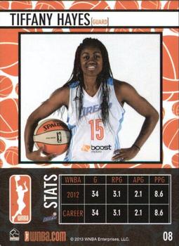 2013 Rittenhouse WNBA #8 Tiffany Hayes Back