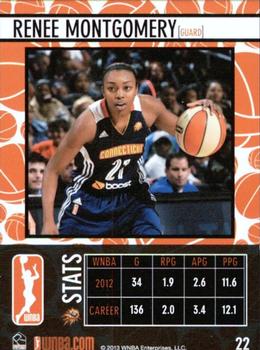 2013 Rittenhouse WNBA #22 Renee Montgomery Back