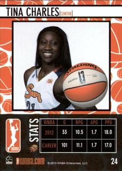 2013 Rittenhouse WNBA #24 Tina Charles Back