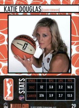 2013 Rittenhouse WNBA #29 Katie Douglas Back