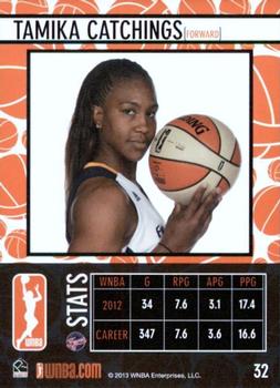 2013 Rittenhouse WNBA #32 Tamika Catchings Back