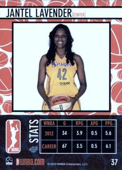 2013 Rittenhouse WNBA #37 Jantel Lavender Back