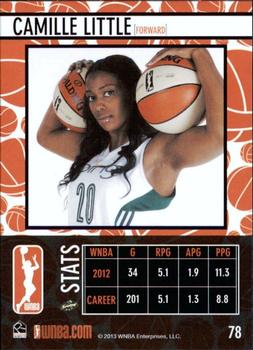 2013 Rittenhouse WNBA #78 Camille Little Back