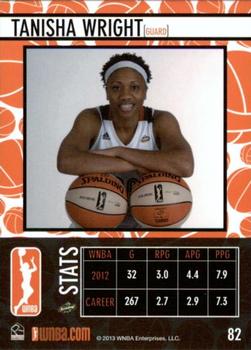 2013 Rittenhouse WNBA #82 Tanisha Wright Back