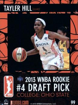 2013 Rittenhouse WNBA #99 Tayler Hill Back