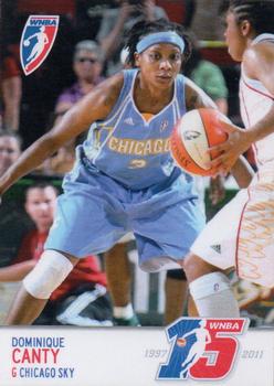 2011 Rittenhouse WNBA #53 Dominique Canty Front