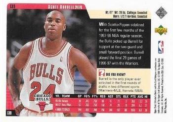 1997-98 Collector's Choice Chicago Bulls #CB9 Scott Burrell Back