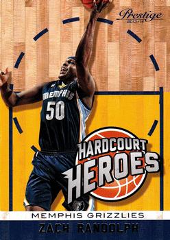 2013-14 Panini Prestige - Hardcourt Heroes #16 Zach Randolph Front