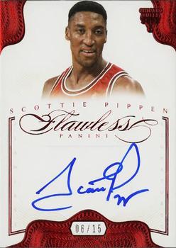 2012-13 Panini Flawless - Signatures Ruby #6 Scottie Pippen Front