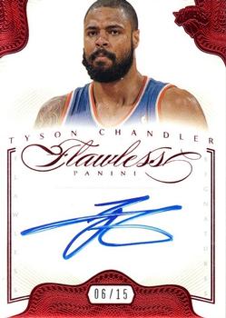 2012-13 Panini Flawless - Signatures Ruby #27 Tyson Chandler Front