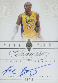 2012-13 Panini Flawless - Team Panini Autographs #9 Kobe Bryant Front