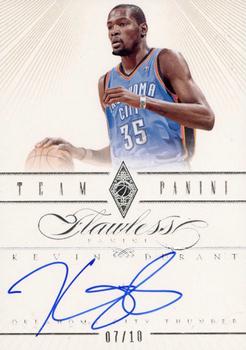 2012-13 Panini Flawless - Team Panini Autographs #12 Kevin Durant Front