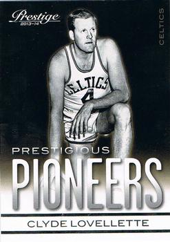 2013-14 Panini Prestige - Prestigious Pioneers #9 Clyde Lovellette Front