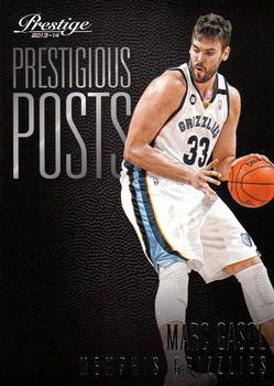 2013-14 Panini Prestige - Prestigious Posts #6 Marc Gasol Front