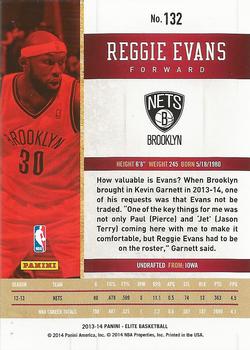 2013-14 Panini Elite #132 Reggie Evans Back