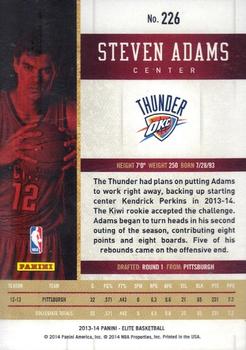 2013-14 Panini Elite #226 Steven Adams Back