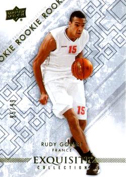 2012-13 Upper Deck Exquisite - 2013-14 Rookies #R13 Rudy Gobert Front