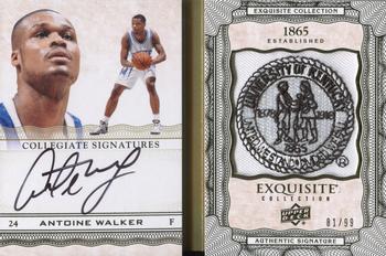 2012-13 Upper Deck Exquisite - Collegiate Seal Autographs #CS-AW Antoine Walker Back