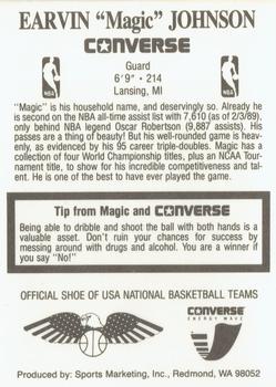 1989 Converse #NNO Magic Johnson Back
