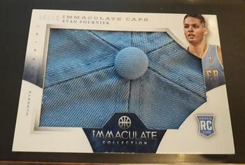 2012-13 Panini Immaculate Collection - Caps #IC-EF Evan Fournier Front