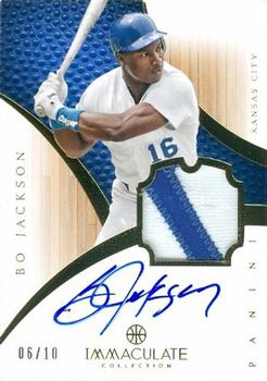 2012-13 Panini Immaculate Collection - Rookie Autographed Patches Sports Variations #134 Bo Jackson Front