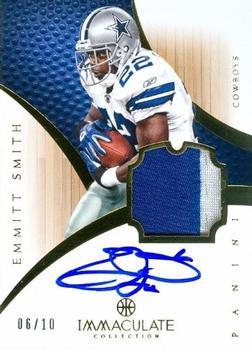 2012-13 Panini Immaculate Collection - Rookie Autographed Patches Sports Variations #134 Emmitt Smith Front