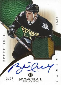 2012-13 Panini Immaculate Collection - Rookie Autographed Patches Sports Variations #134 Brett Hull Front