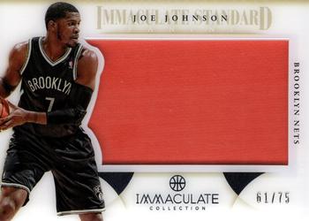 2012-13 Panini Immaculate Collection - Immaculate Standard #IS-JJ Joe Johnson Front