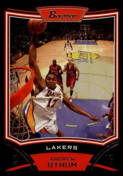 2008-09 Bowman #37 Andrew Bynum Front