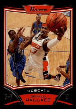 2008-09 Bowman #38 Gerald Wallace Front