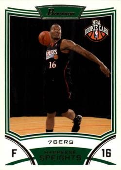 2008-09 Bowman #125 Marreese Speights Front