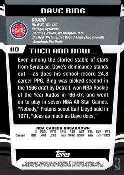 2008-09 Topps Tipoff #110 Dave Bing Back