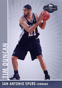 2008-09 Topps Co-Signers #21 Tim Duncan Front