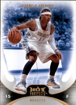 2008-09 Fleer Hot Prospects #3 Carmelo Anthony Front