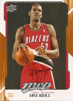 2008-09 Upper Deck MVP #134 Greg Oden Front