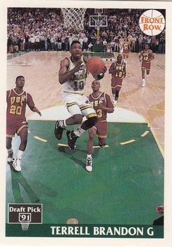 1991 Front Row Japanese #10 Terrell Brandon Front