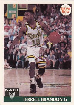 1991 Front Row Japanese #41 Terrell Brandon Front