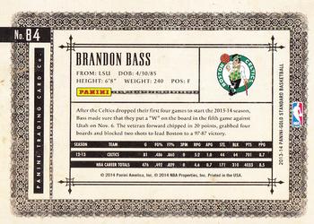 2013-14 Panini Gold Standard #84 Brandon Bass Back