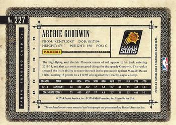 2013-14 Panini Gold Standard #227 Archie Goodwin Back