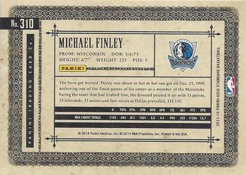 2013-14 Panini Gold Standard #310a Michael Finley Back
