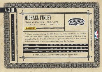 2013-14 Panini Gold Standard #310c Michael Finley Back