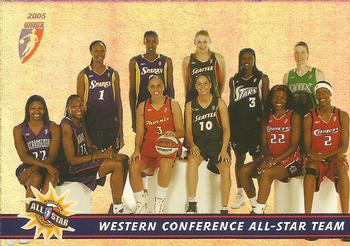 2005 Rittenhouse WNBA - Expansion Set #AS5 Western Conference All-Star Team Front