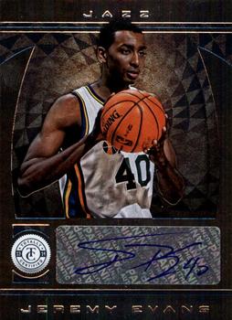 2013-14 Panini Totally Certified - Totally Silver Signatures #237 Jeremy Evans Front