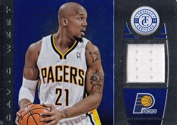 2013-14 Panini Totally Certified - Materials #26 David West Front