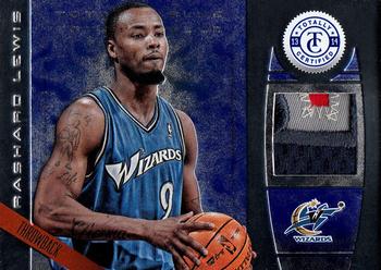 2013-14 Panini Totally Certified - Materials Blue Prime #156 Rashard Lewis Front