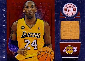 2013-14 Panini Totally Certified - Materials Red #48 Kobe Bryant Front