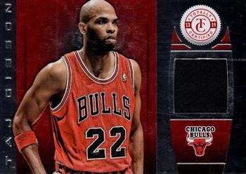 2013-14 Panini Totally Certified - Materials Red #27 Taj Gibson Front