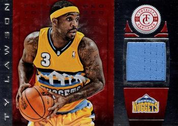 2013-14 Panini Totally Certified - Materials Red #131 Ty Lawson Front