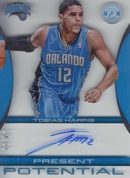 2013-14 Panini Totally Certified - Present Potential Autographs #PP-TH Tobias Harris Front