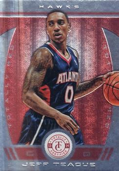2013-14 Panini Totally Certified - Red #28 Jeff Teague Front